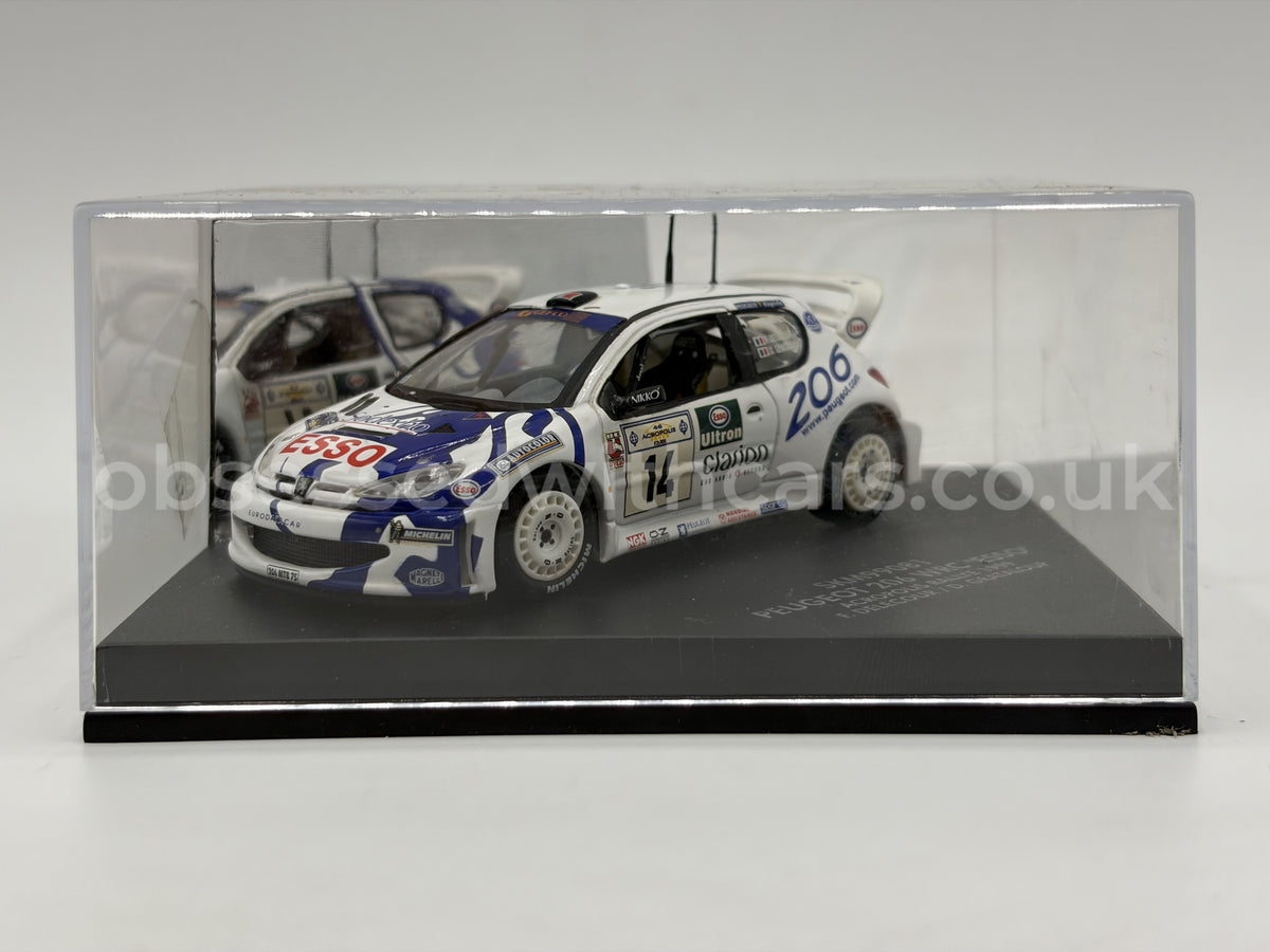 1/43 1999 Peugeot 206 WRC - Acropolis Rally - Delecour / Grataloup - Skid