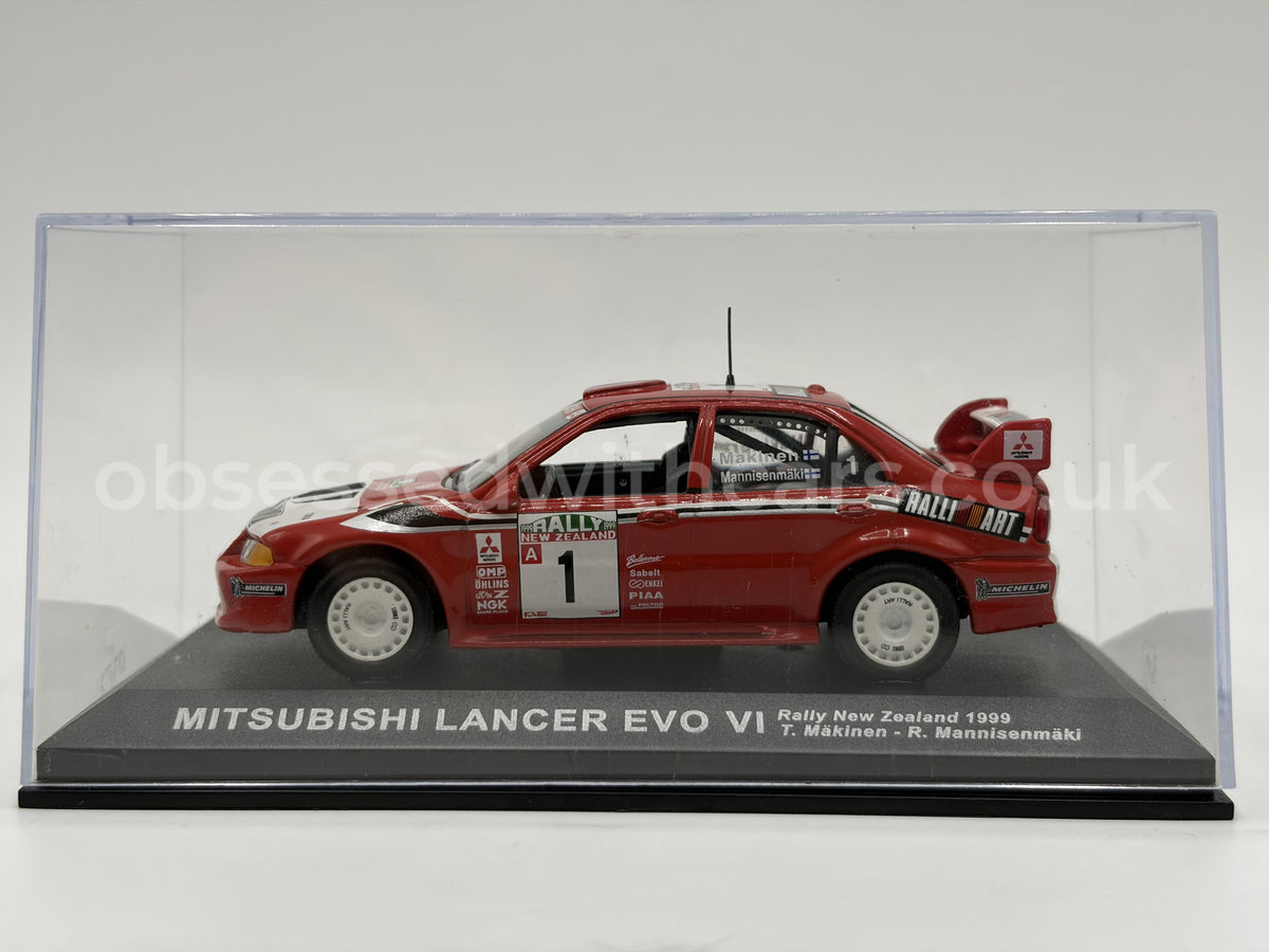 1/43 1999 Mitsubishi Lancer Evo VI - New Zealand Rally - Makinen / Mannisenmaki | Model Rally Car