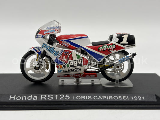 1/24 1991 Honda RS125 - Loris Capirossi | Champion Racing Bikes