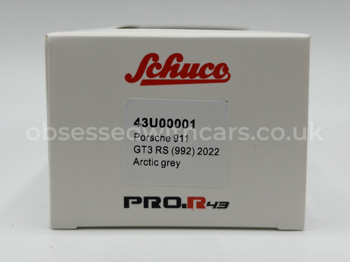 1/43 2022 Porsche 911 GT3 RS (992) - Arctic Grey - Schuco | Model Car