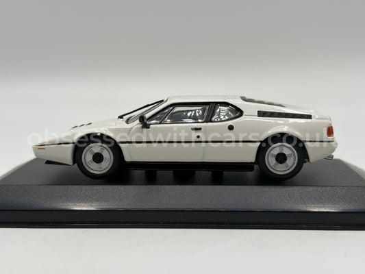1/43 1978 BMW M1 Street - White - Minichamps | Model Car