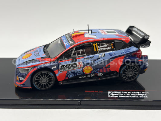 1/43 2022 Hyundai i20 N - Monte Carlo Rally - Neuville / Wydaeghe | Model Rally Car