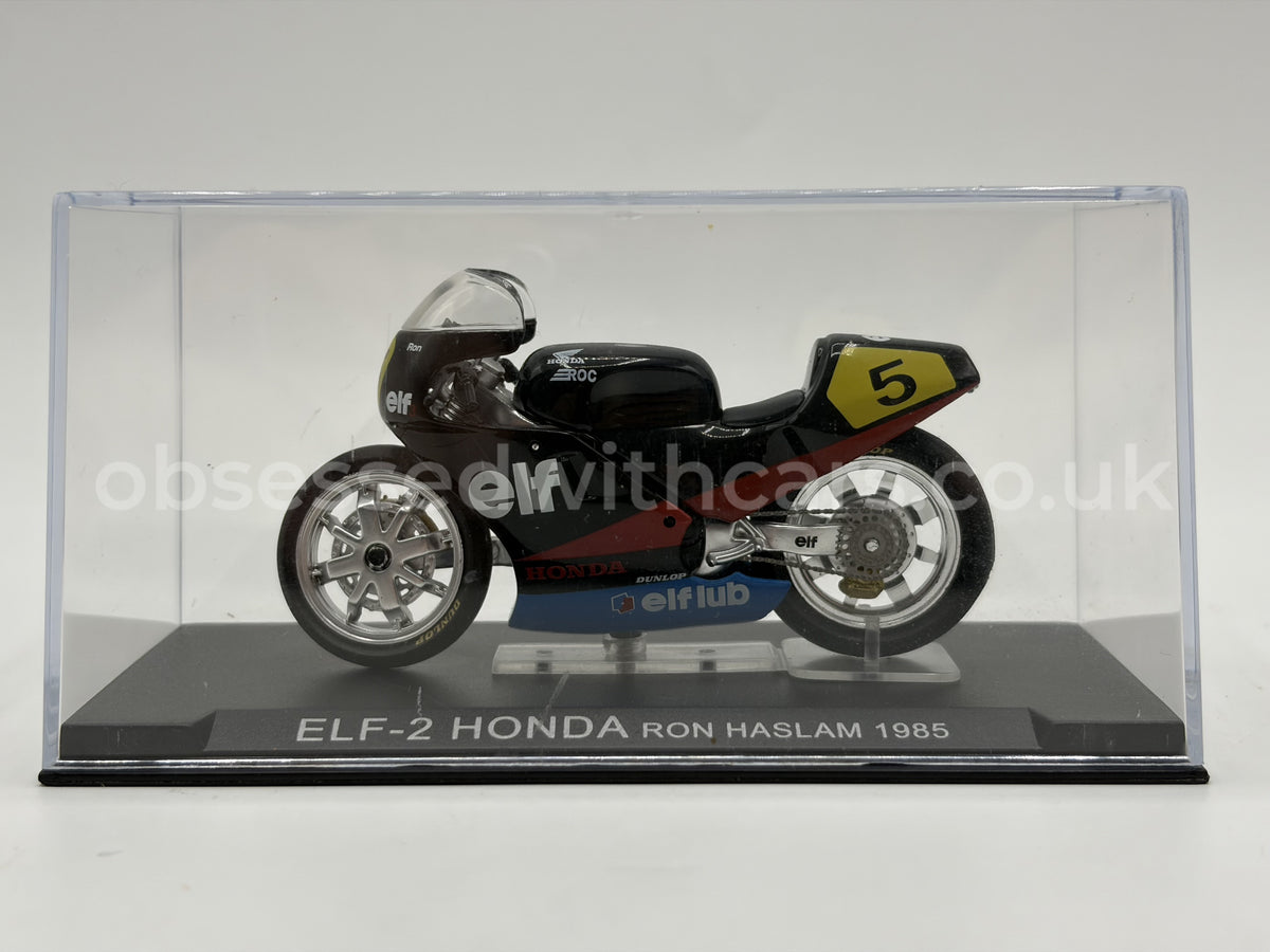 1/24 1985 Elf-2 Honda - Ron Haslam | Champion Racing Bikes