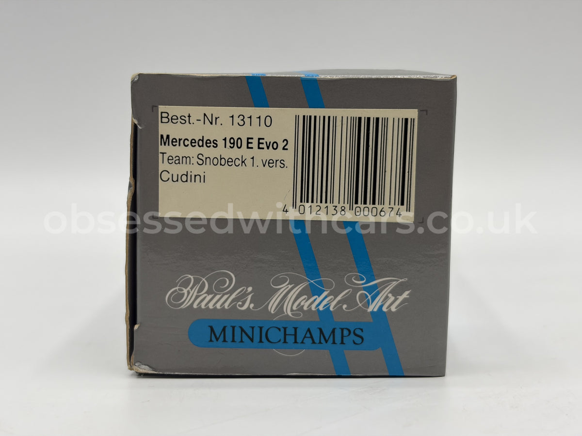 1/43 1991 Mercedes 190E Evo 2 - DTM - Alain Cudini - Minichamps | Model Car