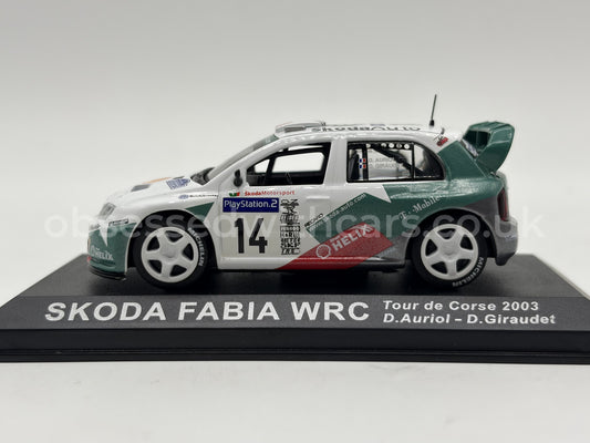 1/43 2003 Skoda Fabia WRC - Tour de Corse - Auriol / Giraudet | Model Rally Car