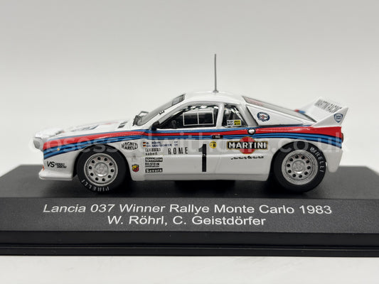 1/43 1983 Lancia 037 - Monte Carlo Rally - Rohrl / Geistdorfer - CMR | Model Rally Car