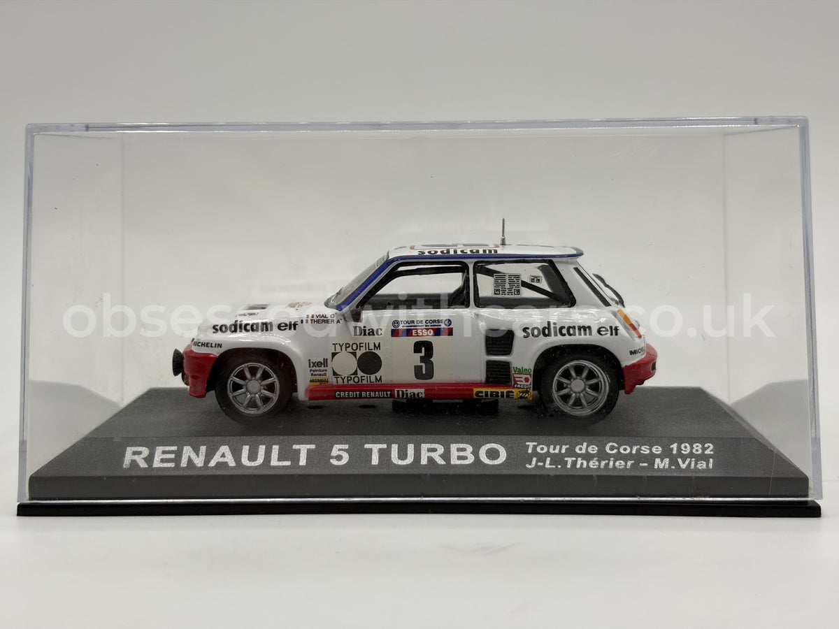 1/43 1982 Renault 5 Turbo - Tour de Corse - Therier / Vial | Model Rally Car