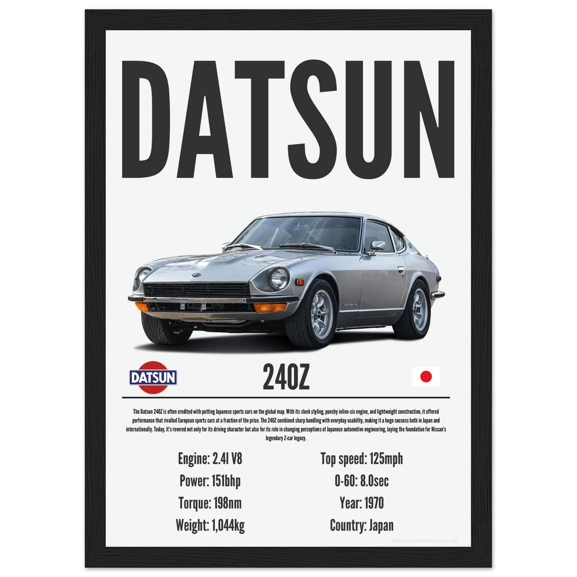 Datsun 240Z Poster - Precision Collection