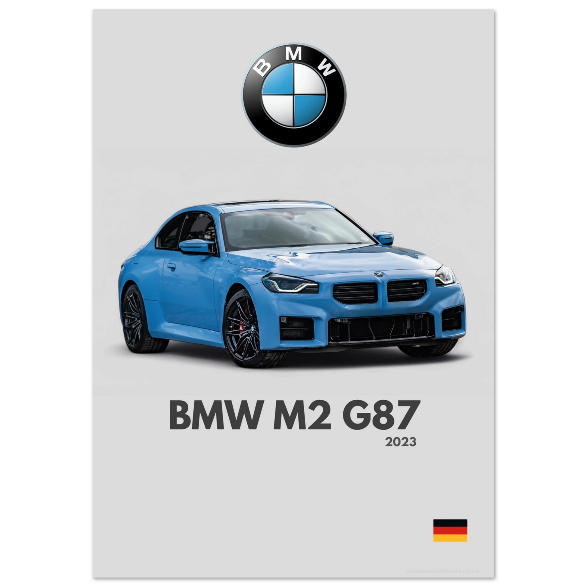 BMW M2 G87 Poster - Minimalist Collection
