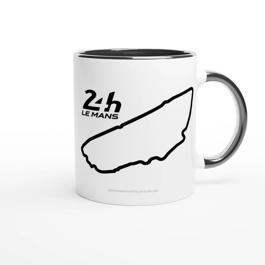 Le Mans Race Track Outline Mug