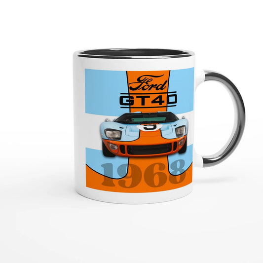 Gulf Ford GT40 Mug | Car Mug | Le Mans Legends