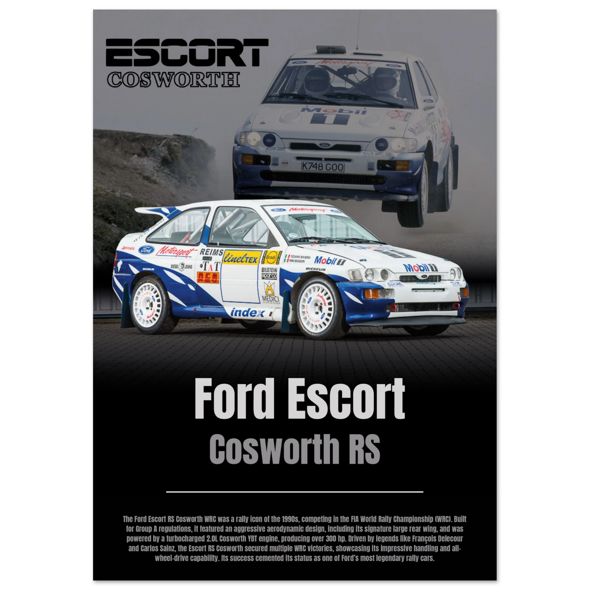 Ford Escort Cosworth RS Poster