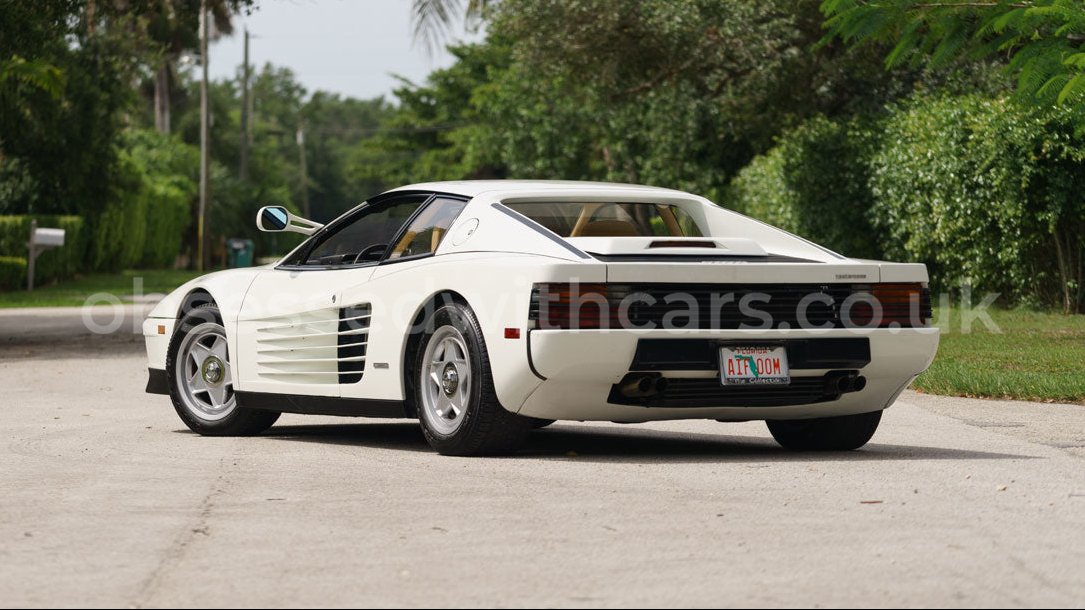 AIF OOM - Miami Vice Crockett's Ferrari Testarossa | License Plate
