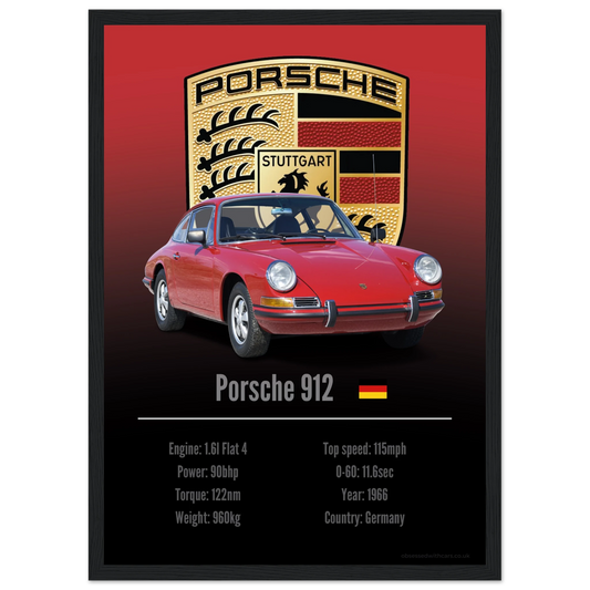 Porsche 912 Poster - Accent Collection