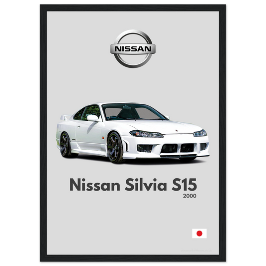 Nissan Silvia S15 Poster - Minimalist Collection