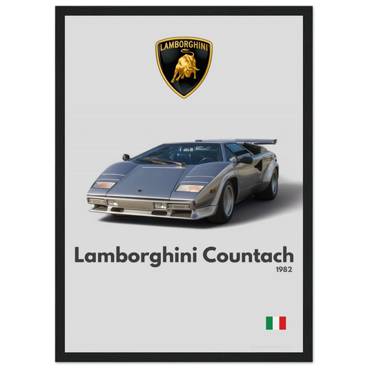 Lamborghini Countach Poster - Minimalist Collection
