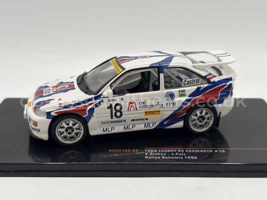 1/43 1996 Ford Escort RS Cosworth - Rally Bohemia - Blahna / Pelc | Model Rally Car
