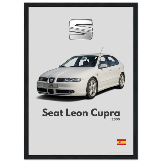Seat Leon Cupra Poster - Minimalist Collection