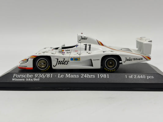 1/43 1981 Porsche 936/81 - Ickx / Bell - Minichamps | Model Le Mans Car