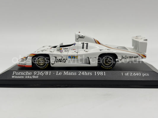 1/43 1981 Porsche 936/81 - Ickx / Bell - Minichamps | Model Le Mans Car