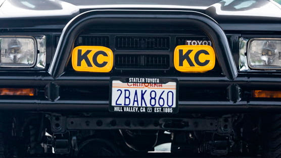 2BAK860 - Back to the Future - Marty McFly's Toyota | License Plate