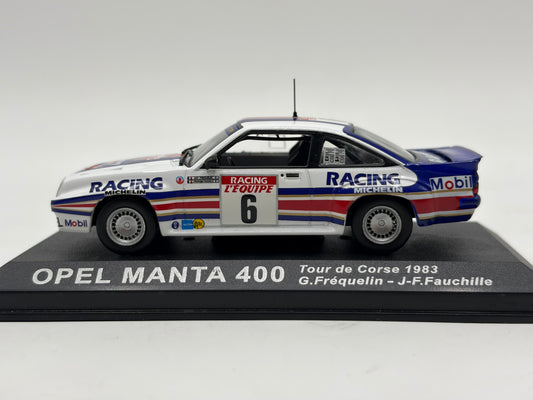 1/43 1983 Opel Manta 400 - Tour de Corse - Frequelin / Fauchille | Model Rally Car