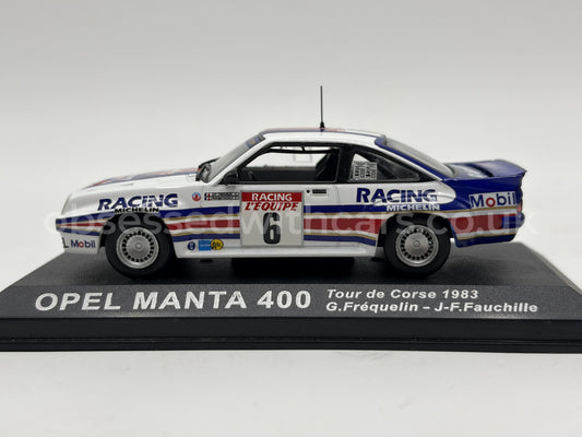 1/43 1983 Opel Manta 400 - Tour de Corse - Frequelin / Fauchille | Model Rally Car