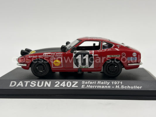 1/43 1971 Datsun 240Z - Safari Rally - Herrmann / Schuller | Model Rally Car