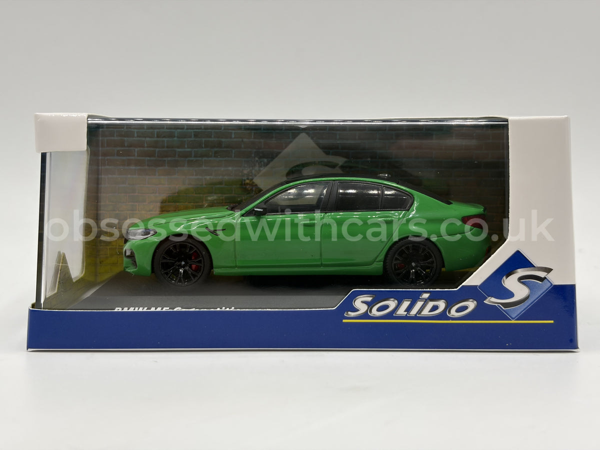 1/43 2022 BMW M5 Competition - Signal Green - Solido | Model Car