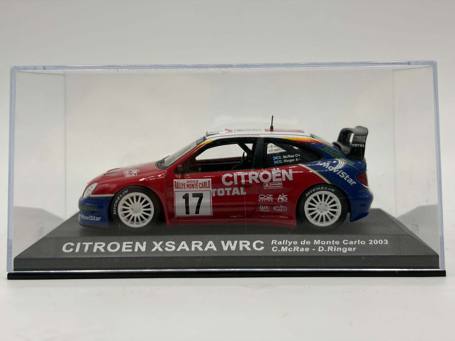 1/43 2003 Citroën Xsara WRC - Monte Carlo Rally - McRae / Ringer | Model Rally Car