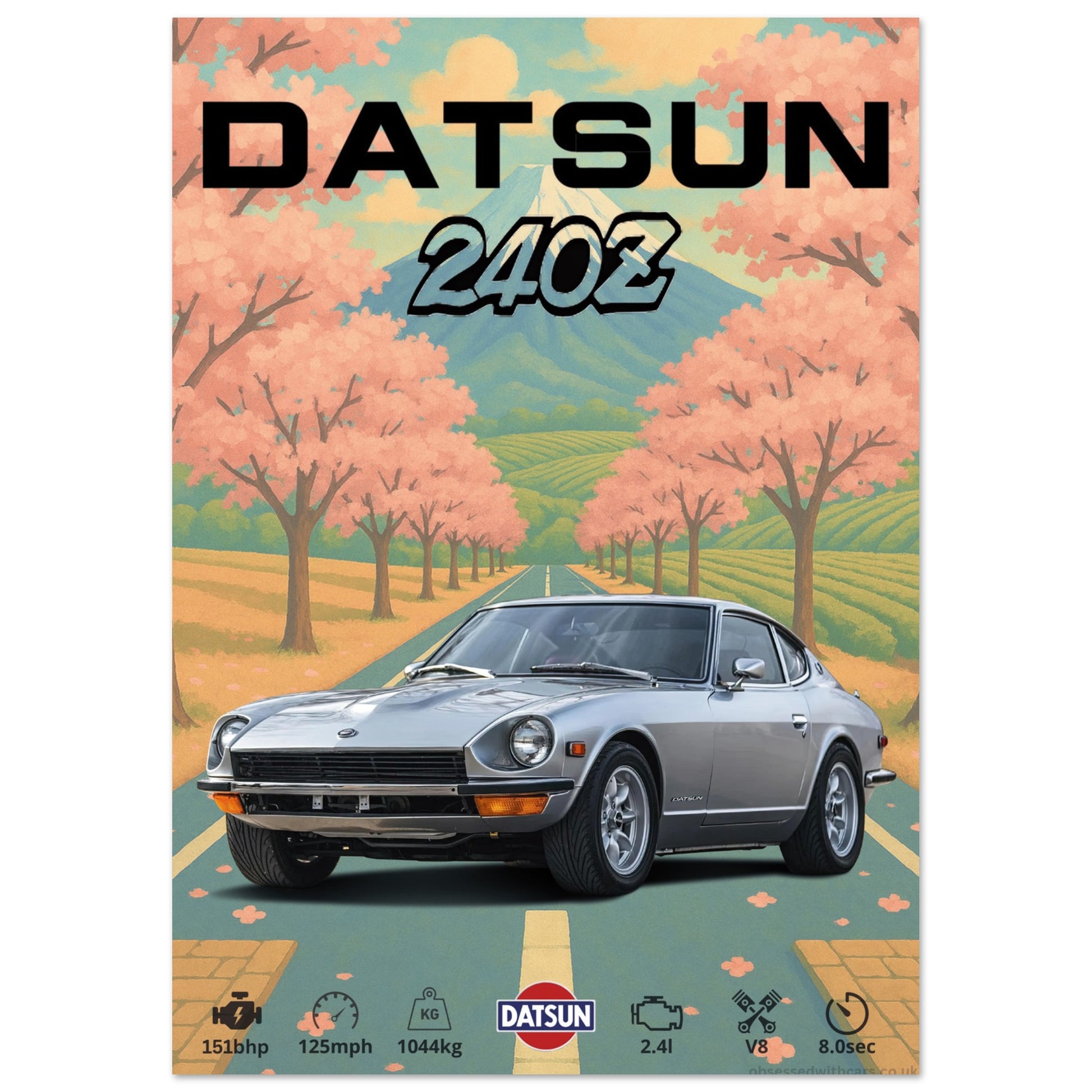 Datsun 240Z Poster - Abstract Collection