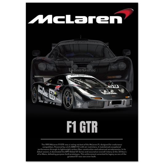 Mclaren F1 GTR Poster