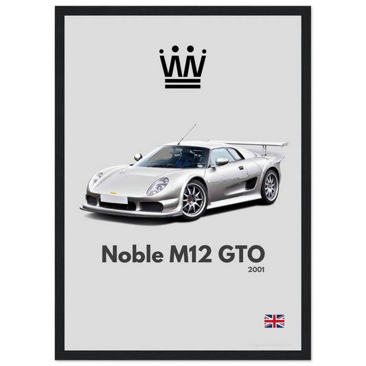 Noble M12 GTO Poster - Minimalist Collection