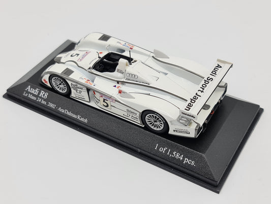 1/43 2002 Audi R8 - Ara / Dalmas / Katoh - Minichamps | Model Le Mans Car