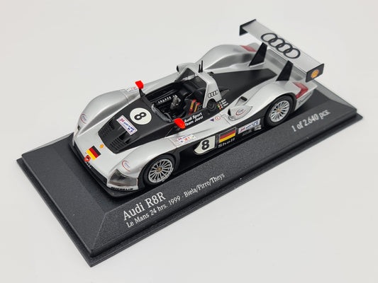 1/43 1999 Audi R8R - Biela / Pirro / Theys - Minichamps | Model Le Mans Car