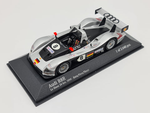 1/43 1999 Audi R8R - Biela / Pirro / Theys - Minichamps | Model Le Mans Car