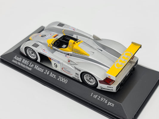 1/43 2000 Audi R8S - Aiello / McNish / Ortelli - Minichamps | Model Le Mans Car