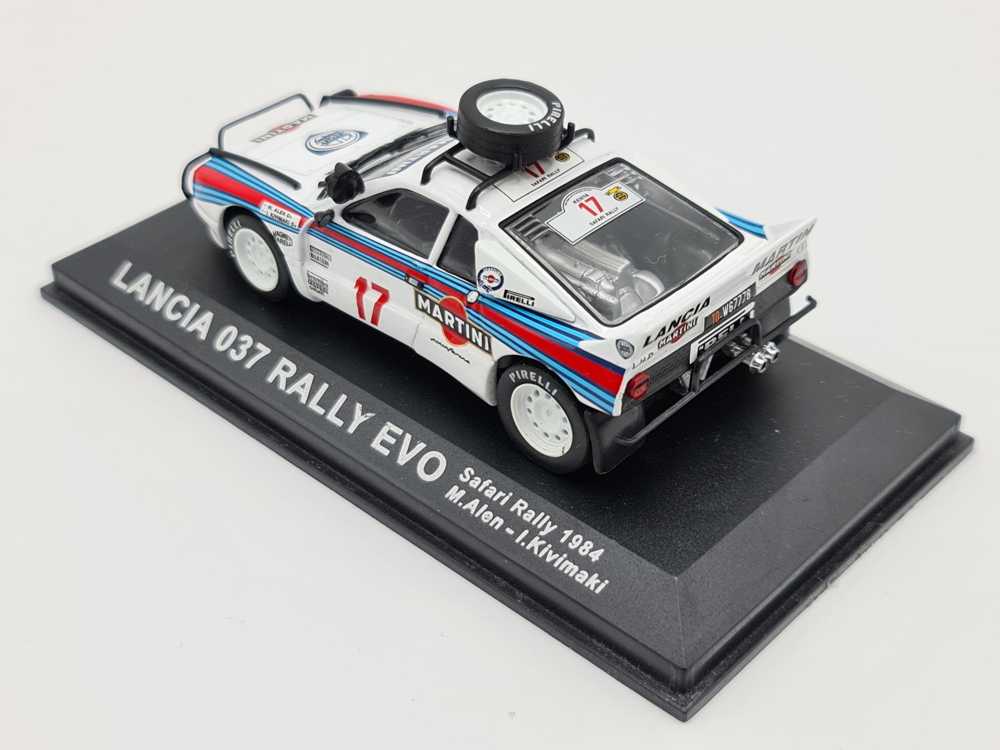 1/43 1984 Lancia 037 Rally Evo - Safari Rally - Alen / Kivimaki | Model Rally Car