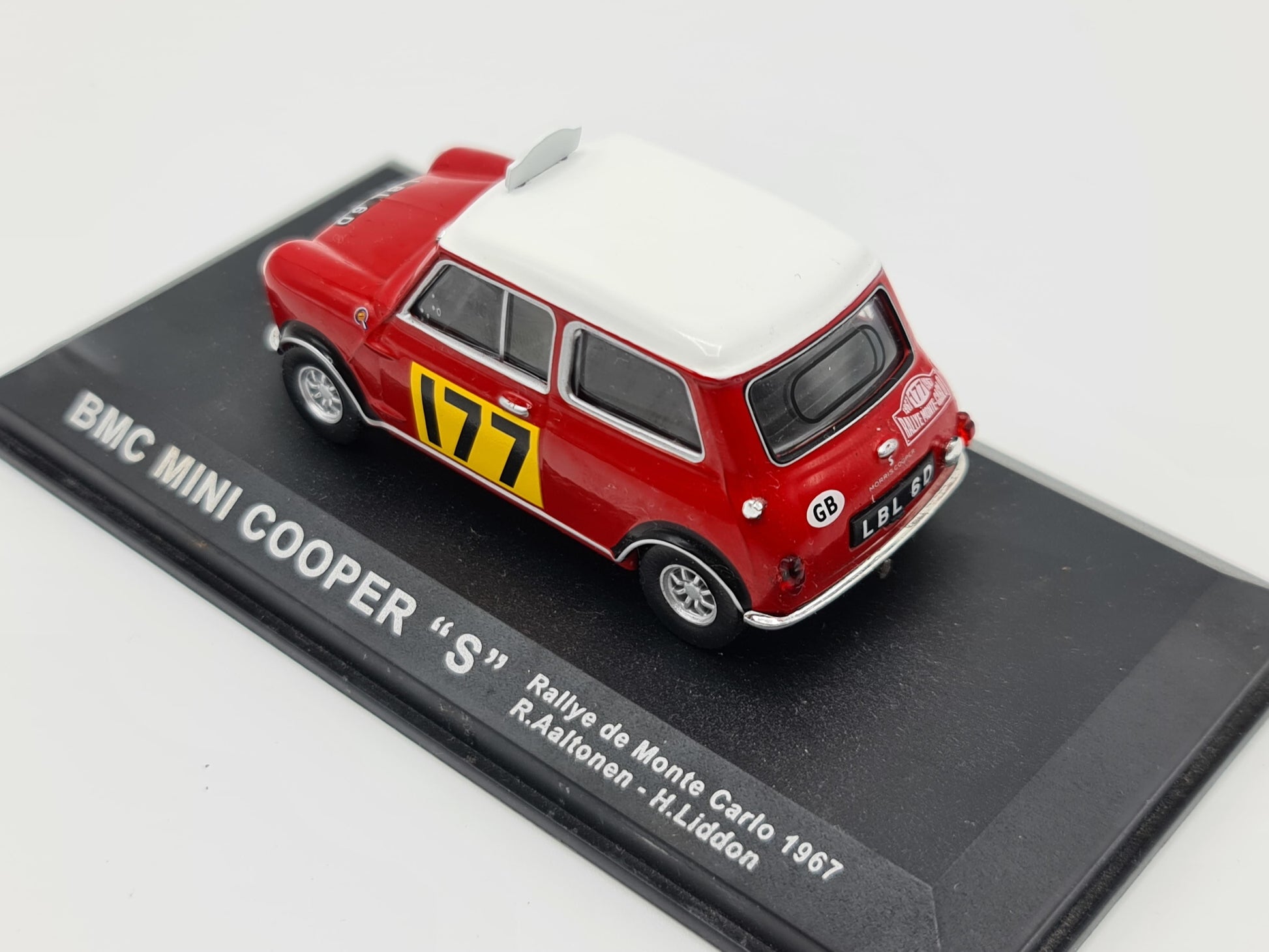 1/43 1967 BMC Mini Cooper S - Monte Carlo Rally - Aaltonen / Liddon | Model Rally Car