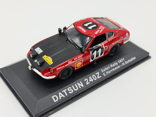 1/43 1971 Datsun 240Z - Safari Rally - Herrmann / Schuller | Model Rally Car