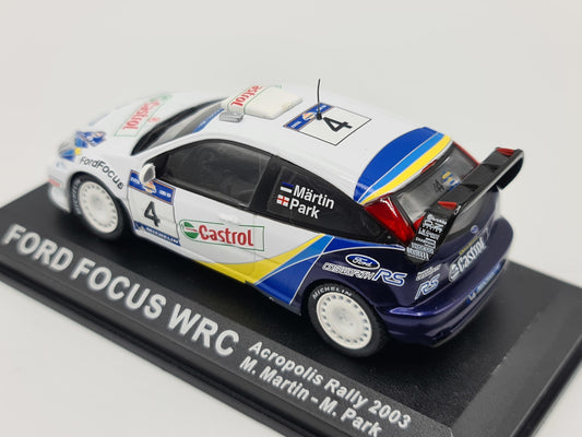 1/43 2003 Ford Focus WRC - Acropolis Rally - Martin / Park | Model Rally Car