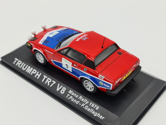 1/43 1978 Triumph TR7 V8 - Manx Rally - Pond / Gallagher | Model Rally Car
