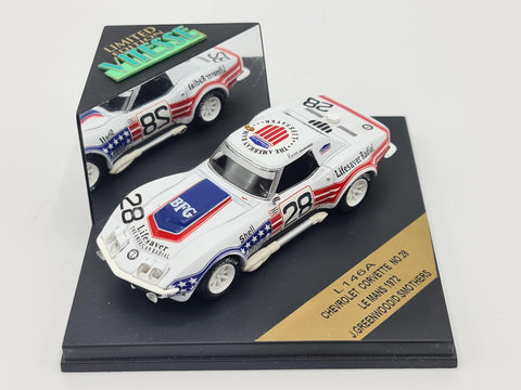 1/43 1972 Chevrolet Corvette - Greenwood / Smothers - Limited edition | Model Le Mans Car