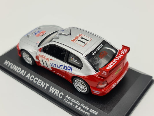 1/43 2003 Hyundai Accent WRC - Monte Carlo Rally - Loix / Smeets | Model Rally Car