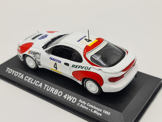 1/43 1992 Toyota Celica Turbo 4WD - Rally Catalunya - Sainz / Moya | Model Rally Car