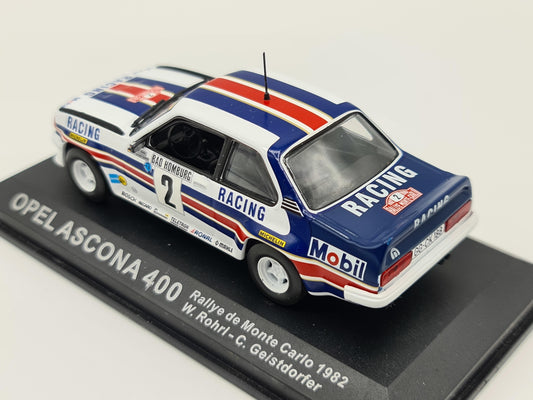1/43 1982 Opel Ascona 400 - Monte Carlo Rally - Rohrl / Geistdorfer | Model Rally Car