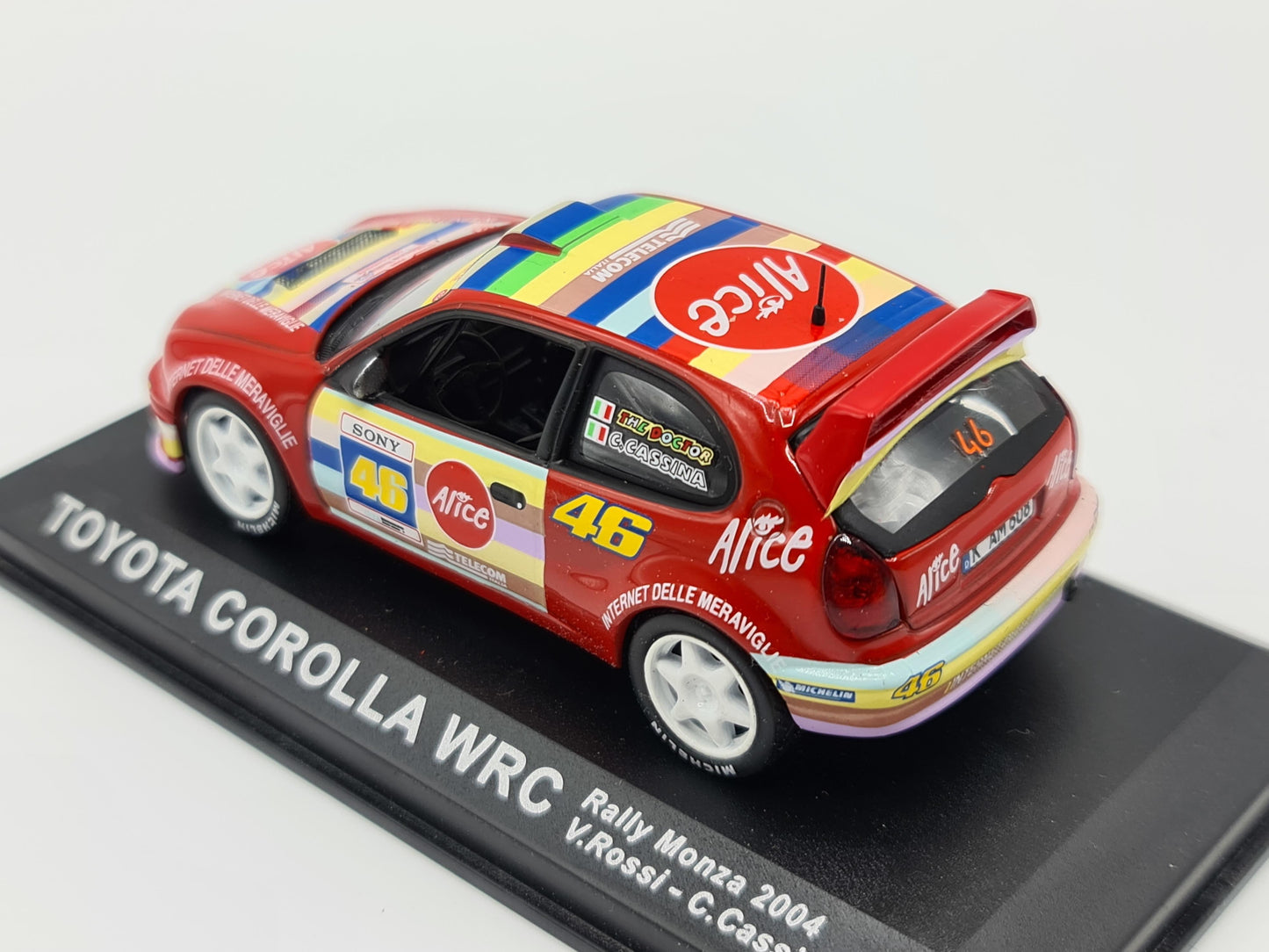 1/43 2004 Toyota Corolla WRC - Rally of Monza - Rossi / Cassina
