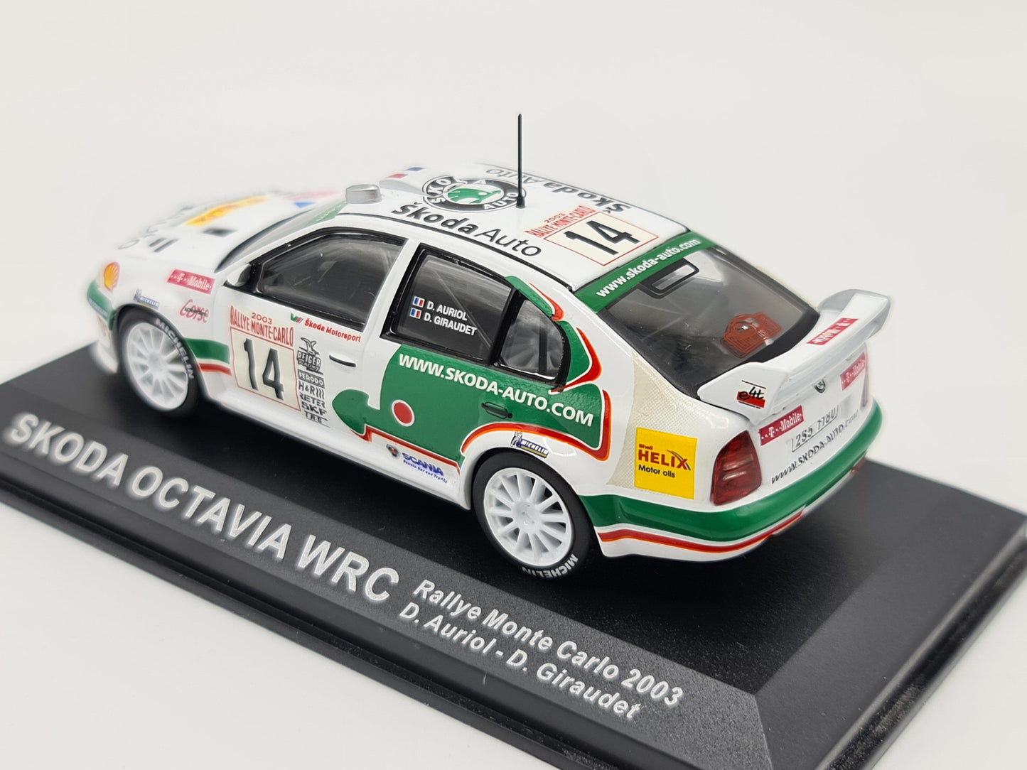 1/43 2003 Skoda Octavia WRC - Monte Carlo Rally - Auriol / Giraudet