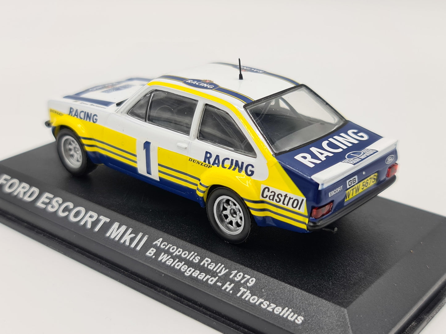 1/43 1979 Ford Escort Mk2 - Acropolis Rally - Waldegaard / Thorszelius
