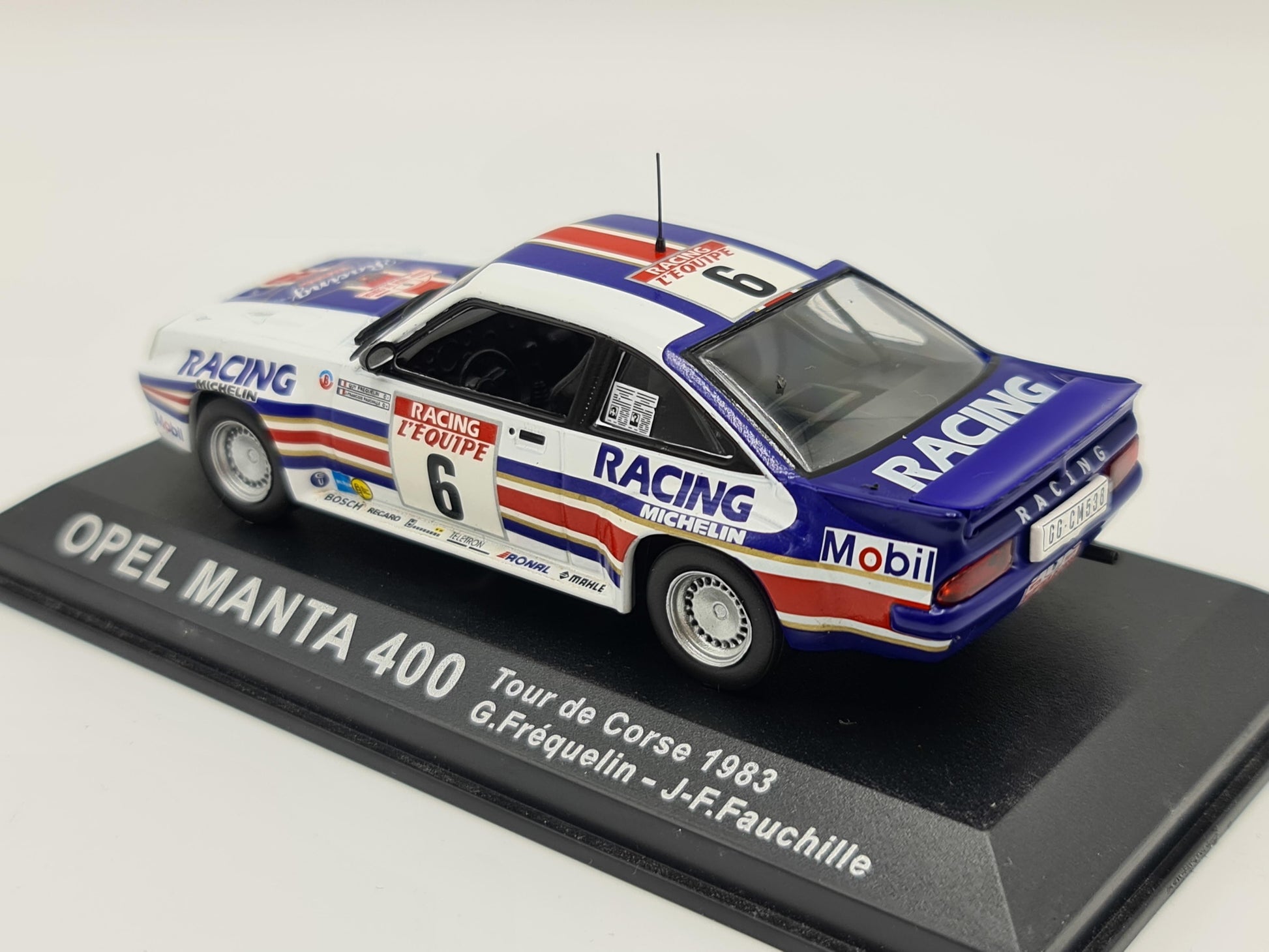 1/43 1983 Opel Manta 400 - Tour de Corse - Frequelin / Fauchille | Model Rally Car